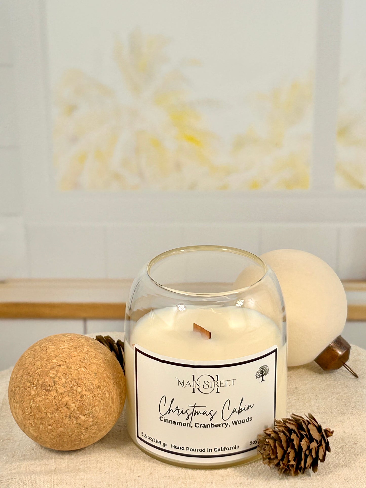 Christmas Cabin Candle