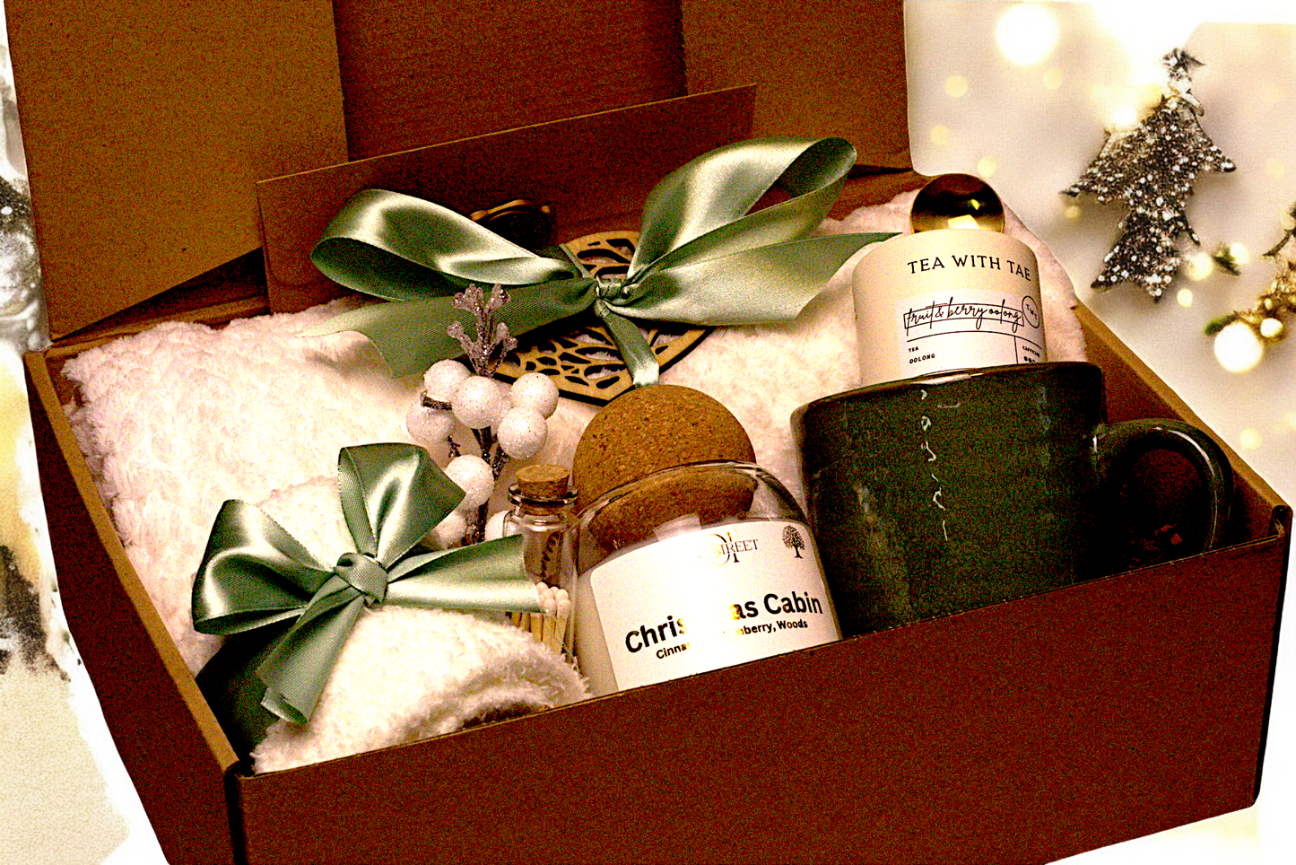 Sage Green Luxe Gift Box